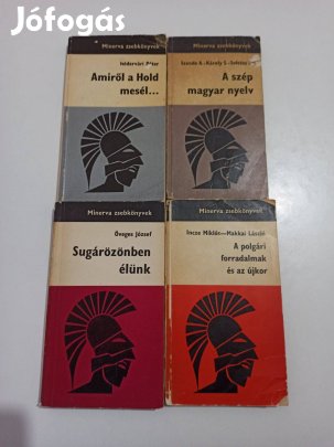 Minerva zsebkönyvek könyvcsomag / 4 db könyv