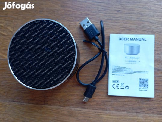Mini Bluetooth hangszóró (fekete, telefonhoz)