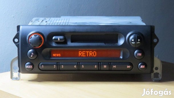 Mini Cooper gyári autorádió magnó rádió fejegység