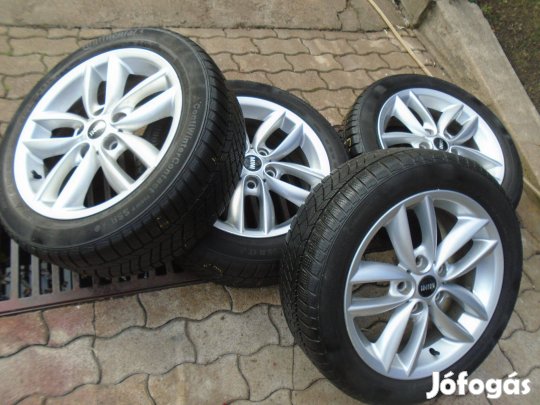Mini Countryman 7x17" ET50 (5x120) gyári alufelni téli gumival