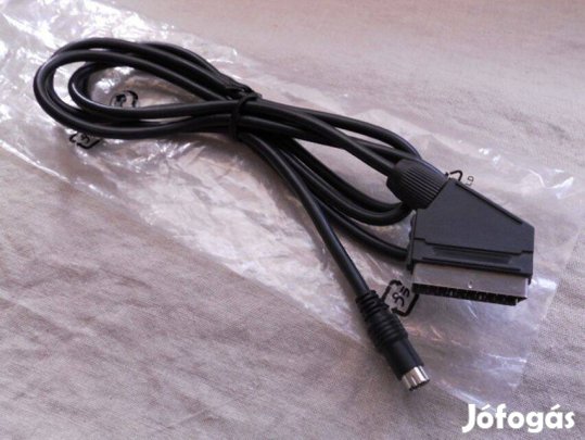 Mini DIN 10pin - EURO SCART kábel 2m