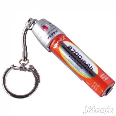 Mini LED-es Elemteszter AA / AAA elemhez, akkuhoz (_)