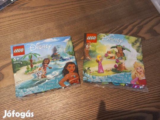 Mini LEGO Disney hercegnő készletek: 30646 Moana, 30671 Csipkerózsika