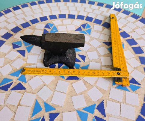 Mini acél üllő (kb. 14 cm) Ékszerész/barkács célra, Debrecen