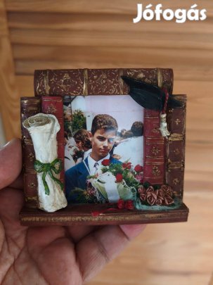 Mini ballagási képkeret asztaldísz