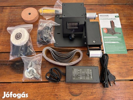 Mini csiszológép - késélező - plusz szalagokkal