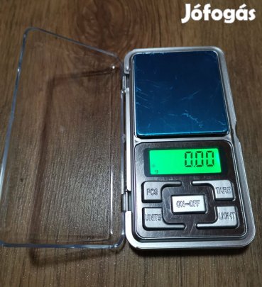 Mini digitális ékszermérleg 200 g-ig Új