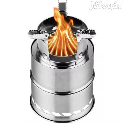 Mini fatüzelésű tűzhely szett, nagy hatékonyság, extra kis méret