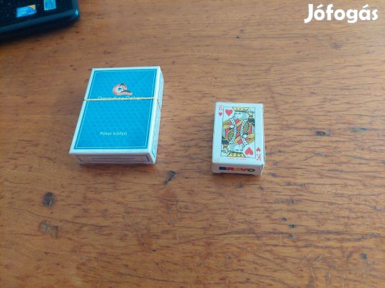 Mini franciakártya(póker,römi,stb)