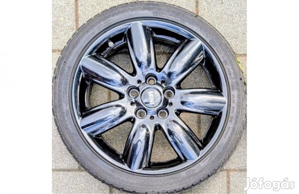 Mini gyári 17" alufelni szett nagyon szép állapot téli gumival