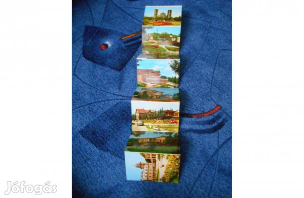 Mini képeslap leporello