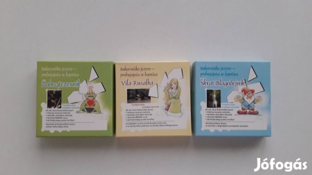 Mini kirakó puzzle gyerekeknek új béka tündér törpe darabár_