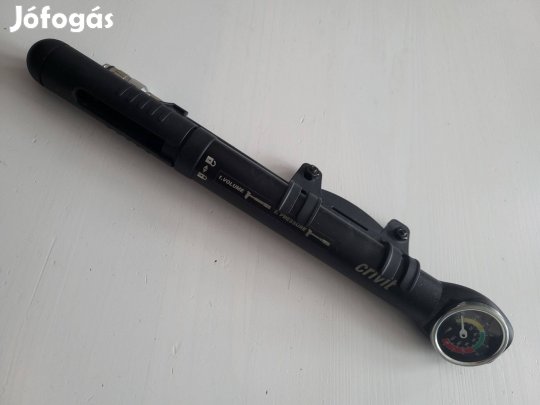 Mini pumpa (30 cm) nyomásmérővel, rögzíthető tartóval