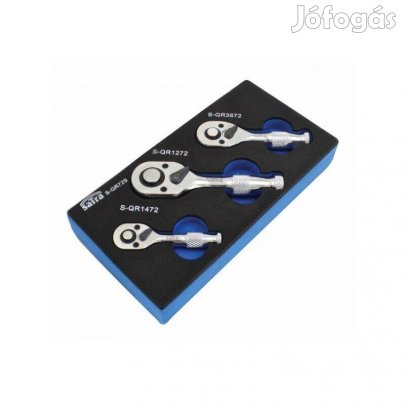 Mini racsnis hajtókar készlet 1/4, 3/8, 1/2 3 részes