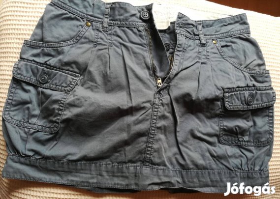 Mini szoknya, S méret,/38/-szürke nyári!/74