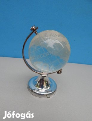 Mini üveg földgömb