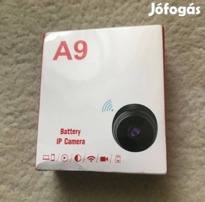 Miniatűr biztonsági megfigyelő kamera rejtett felvételhez, A9