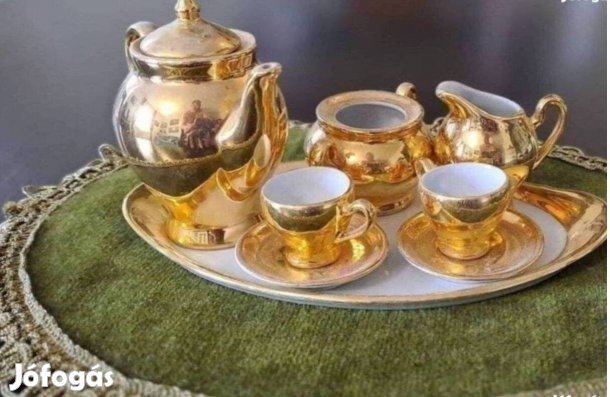 Miniatűr porcelán készlet