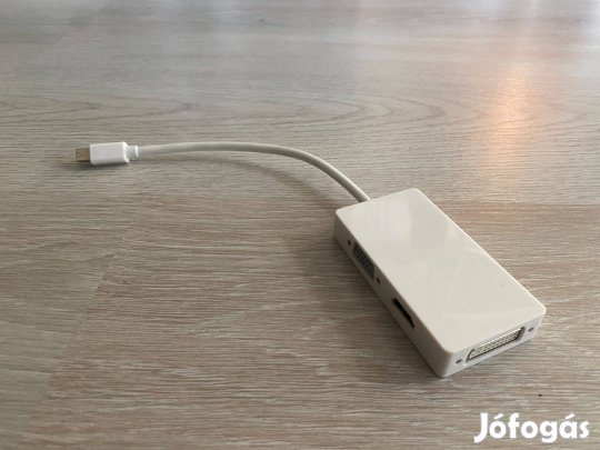 Minidisplayport to VGA, DVI, HDMI átalakító
