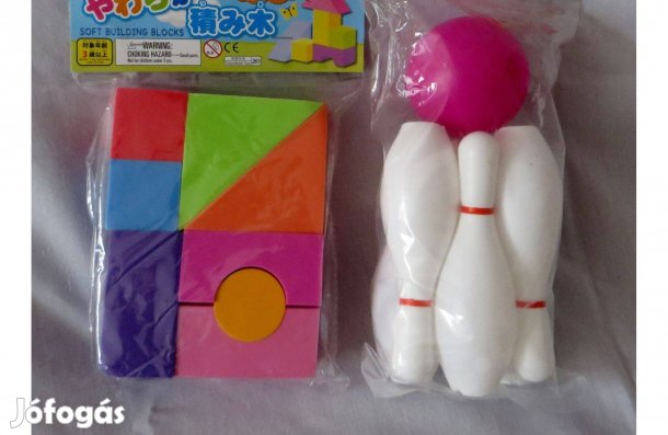 Minikugli és építőkockák, Új, bontatlan