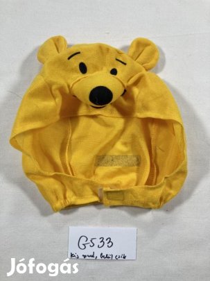 Minimackó fej, micimackó jelmez fej, mackó jelmez G533