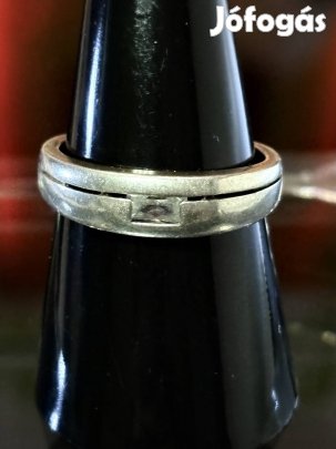 Minimalista stílusú ezüst gyűrű