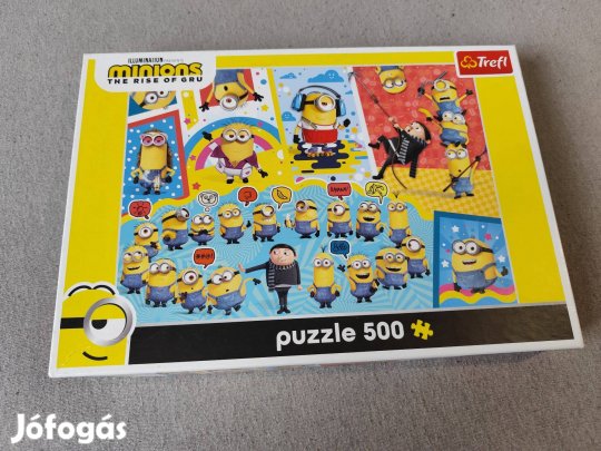 Minions The Rise of Gru 500 darabos puzzle kirakó