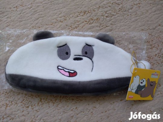 Miniso Medvetesók licences Panda anime plüss tolltartó (20x10 cm)