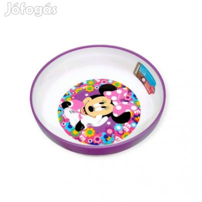 Minnie Mouse Minnie egér műanyag gyerek tál csúszásgátlóval 14,5 cm