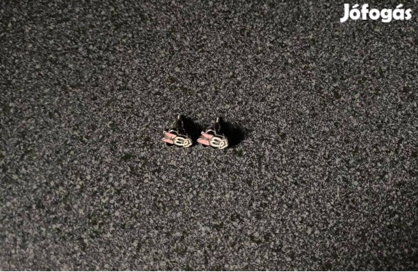 Minnie egér sterling ezüst fülbevaló