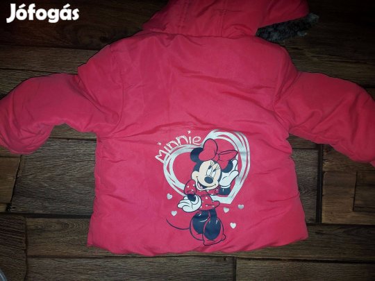 Minnie egeres rózsaszínű télikabát 80