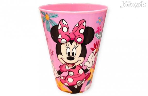 Minnie műanyag gyerek pohár rózsaszín 430 ml