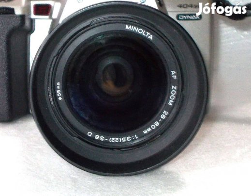 Minolta AF Zoom 28-80mm Objektív napellenzővel