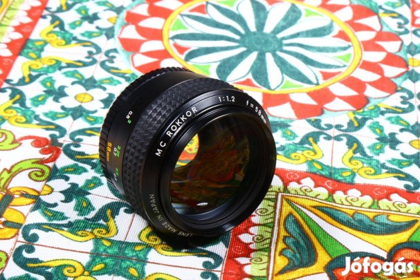Minolta MC Rokkor 1.2 58mm md objektív 