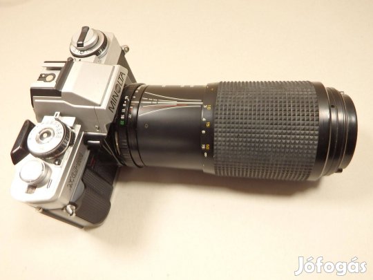 Minolta XG M Régi Fényképezőgép Retro Minolta MD 70-210 MM Objektív