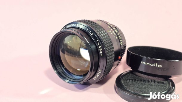 Minolta mc rokkor 1.2/58mm objektív 58mm
