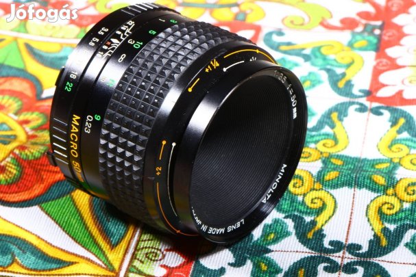 Minolta md 3.5 50mm makró objektív 