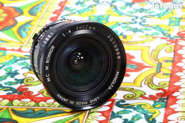 Minolta md f4 17mm MC Rokkor objektív 