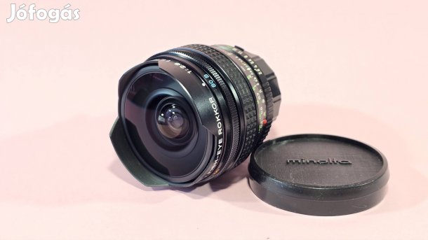 Minolta md fish-eye rokkor 2.8/16mm objektív 