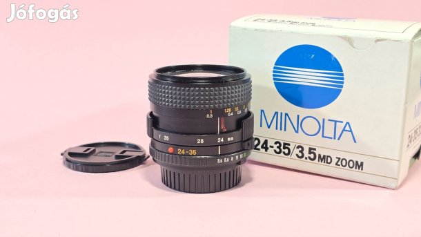 Minolta md zoom 24-35mm f3.5 objektív 