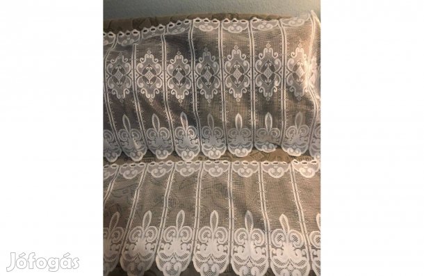 Minőségi 2 részes függöny kiszsobába-konyhába hossza 140cm