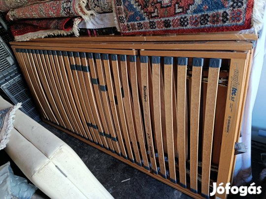 Minőségi 90x200 ágyrács párban állítható láb és fejvéggel