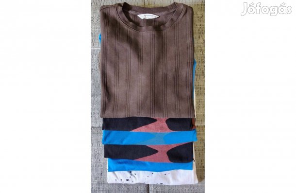 Minőségi Rövid ujjú férfi póló M 6db egyben