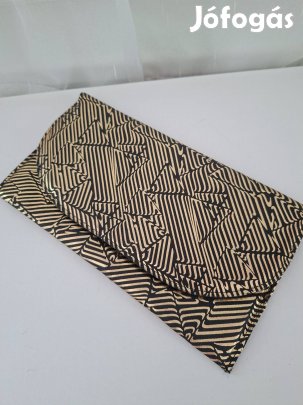 Minőségi, elegáns , arany-fekete színű kézi laptáska