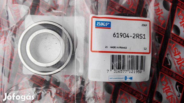 Minőségi csapágy 2 db SKF 61904-2RS1