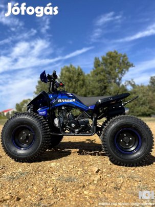 Minőségi gyermekjármű gyerek quad 125cc raptor forma kék