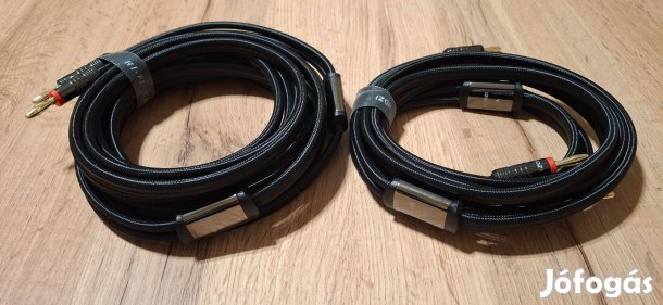 Minőségi hangfalkábel 2db (1db-3m és 1db-5m)