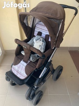 Minőségi német terepes ABC Design Turbo babakocsi + mózes mobil salsa