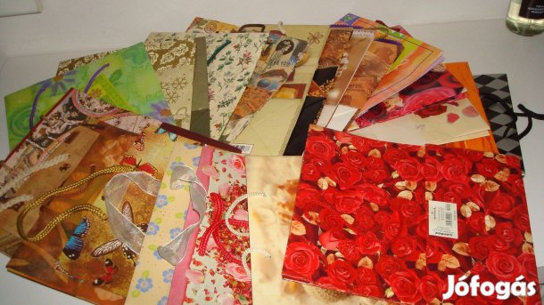 Minőségi papírtáska ! - Vadonatúj ! Erős és különböző mintázatú