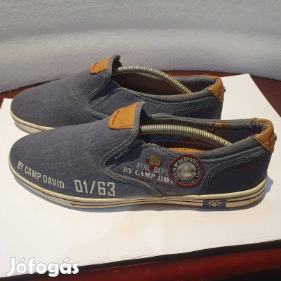 Minőségi újszerű Camp David Venture stílusú fvászon belebújós cipő